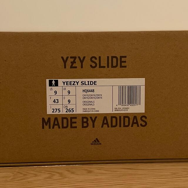 adidas(アディダス)の完売‼️adidas YEEZY SLIDE ONYX 27.5cm 新品 送込 メンズの靴/シューズ(サンダル)の商品写真