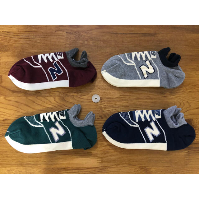 New Balance(ニューバランス)の新品ニューバランスnew balanceメンズソックス靴下4足セット612 メンズのレッグウェア(ソックス)の商品写真