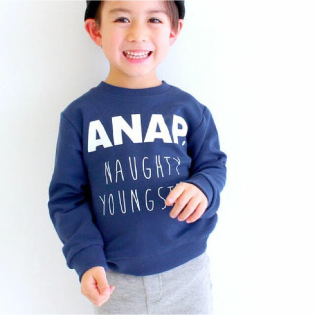 ANAP(アナップ)の:::ANAP:::トレーナー100cm キッズ/ベビー/マタニティのキッズ服男の子用(90cm~)(その他)の商品写真