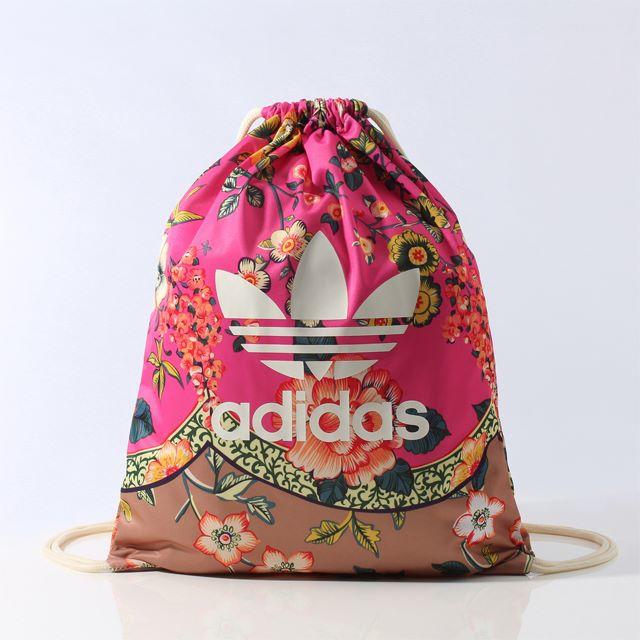 adidas(アディダス)の【新品】adidas オリジナルス Farm ナップサック ジムサック ピンク レディースのバッグ(ショルダーバッグ)の商品写真