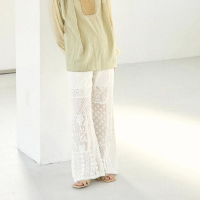 TODAYFUL(トゥデイフル)のTODAYFUL(トゥデイフル) ’Patchwork Lace Pants’パ レディースのパンツ(その他)の商品写真