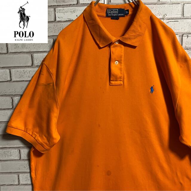 POLO RALPH LAUREN(ポロラルフローレン)の90s 古着 ポロ ラルフローレン 刺繍ロゴ ビッグシルエット ゆるだぼ メンズのトップス(ポロシャツ)の商品写真