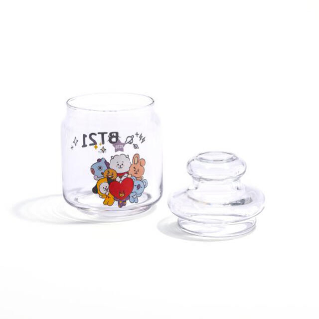 bt21 ガラスキャニスター