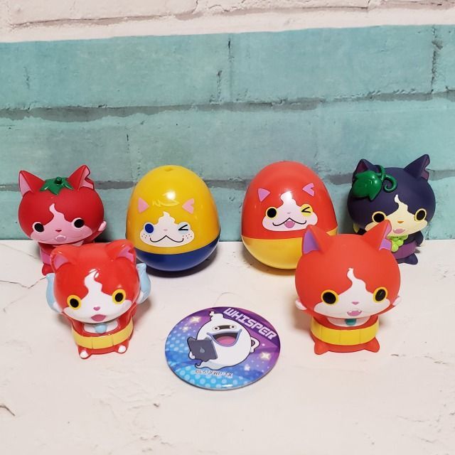新品*妖怪ウォッチ*7点セット*イチゴニャン*ブドウニャン*トムニャン*指人形 | フリマアプリ ラクマ