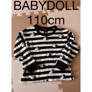 ベビードール(BABYDOLL)のベビードール ミッキー ロンT トップス 長袖 110cm(Tシャツ/カットソー)