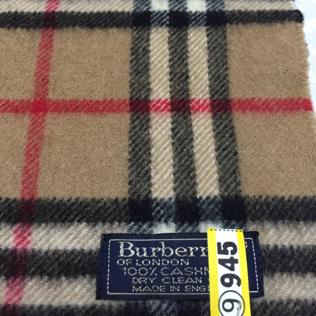 BURBERRY(バーバリー)の正規品☆マフラー☆カシミア100% レディースのファッション小物(マフラー/ショール)の商品写真