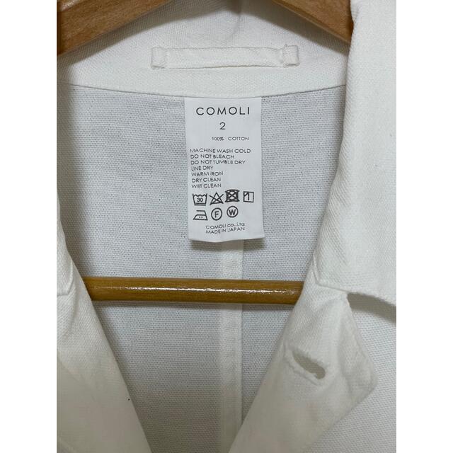 COMOLI コモリ 22ss ホワイト 1938ジャケット 2 メンズのジャケット/アウター(その他)の商品写真