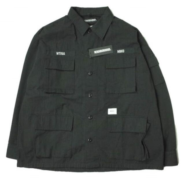 WTAPS x NEIGHBORHOOD JUNGLE LS SHIRT M約75cm身幅