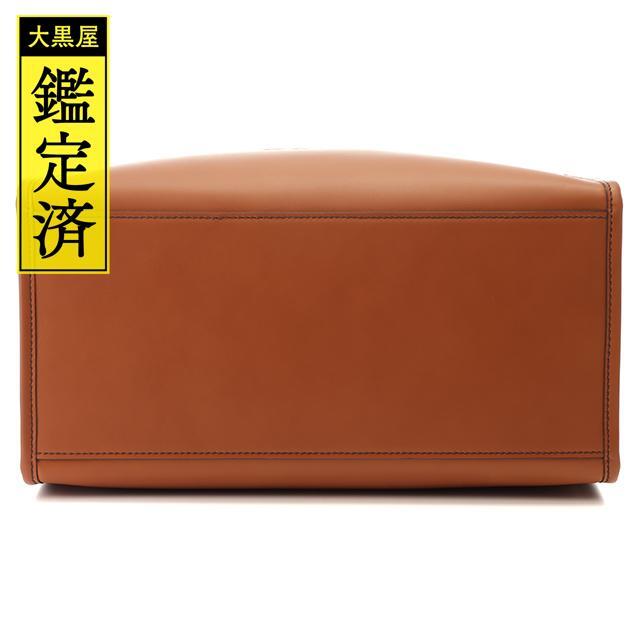 FENDI(フェンディ)のフェンディ　サンシャインラージ　ショッパー　 ブラウン　レザー　【431】 レディースのバッグ(トートバッグ)の商品写真