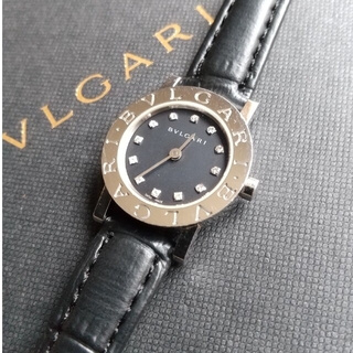 ブルガリ腕時計 BB23SL 美品12ポイントダイヤ レディース BVLGARI