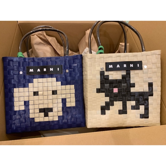 新品 MARNI マルニ アニマルバッグ ブラックキャット