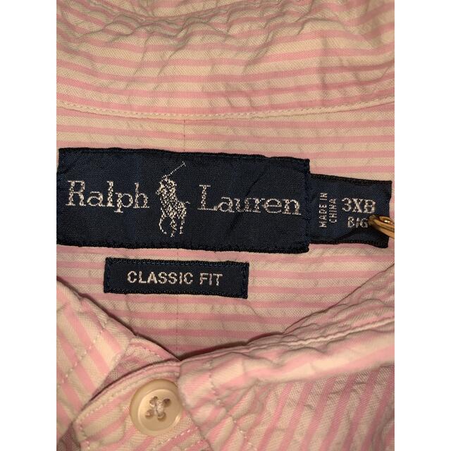 Ralph Lauren - 半袖シャツ BDシャツ 90s 3XL ワンポイント刺繍ロゴ 