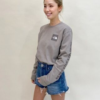 ザノースフェイス(THE NORTH FACE)の未使用品ノースフェイス ビックシルエット バックプリントロンT NTW32042(Tシャツ(長袖/七分))