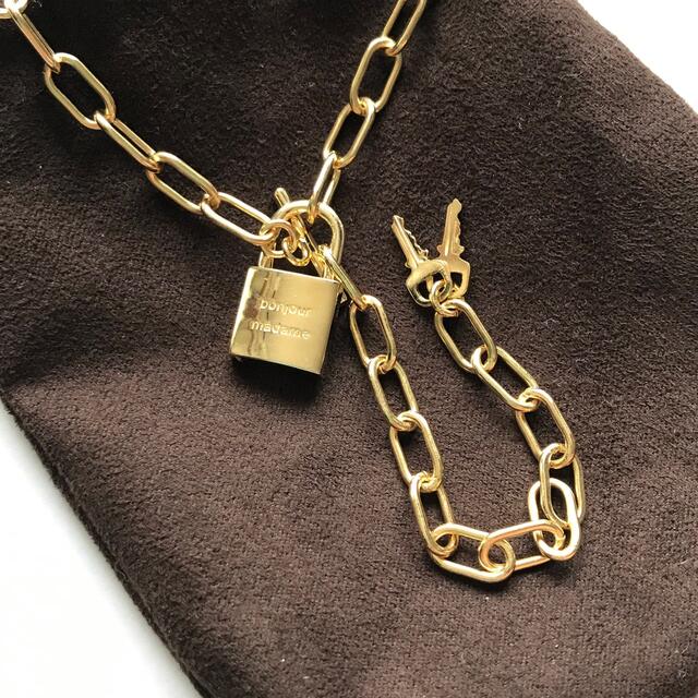 MUSEドゥーズィエムクラス ボンジュールマダム 42cm key ネックレス