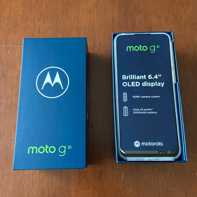 Motorola(モトローラ)のmoto g31 ミネラルグレイ スマホ/家電/カメラのスマートフォン/携帯電話(スマートフォン本体)の商品写真