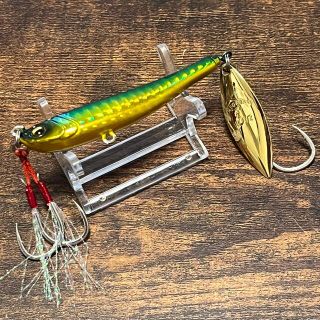 Megabass - メガバス マキッパ40g グリーンゴールド /ヒラメ 青物