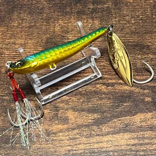 メガバス(Megabass)のメガバス マキッパ40g  グリーンゴールド /ヒラメ 青物 ブリ シーバス(ルアー用品)