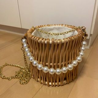 カゴバッグ パール(かごバッグ/ストローバッグ)
