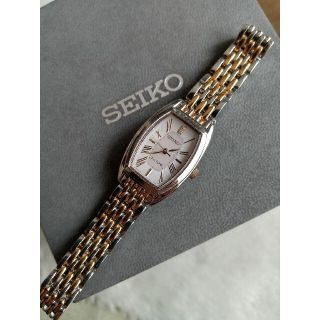 SEIKO - セイコーエクセリーヌ ソーラー 美品 2Pダイヤモンド