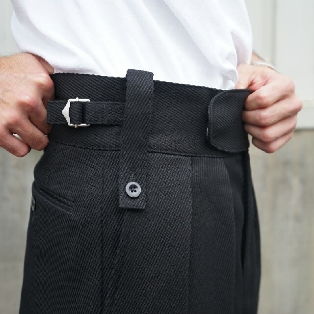 OUTLET 包装 即日発送 代引無料 NEAT COTTON KERSEY BELTLESS - スラックス