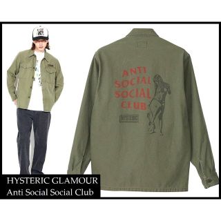 ヒステリックグラマー(HYSTERIC GLAMOUR)の専用 新品 ヒステリックグラマーコラボ ミリタリー シャツ ジャケット L(ミリタリージャケット)