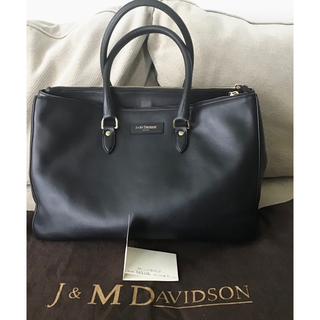 J&M DAVIDSON - J &M DAVIDSON INGRID  黒(A4入るビジネス用バック)