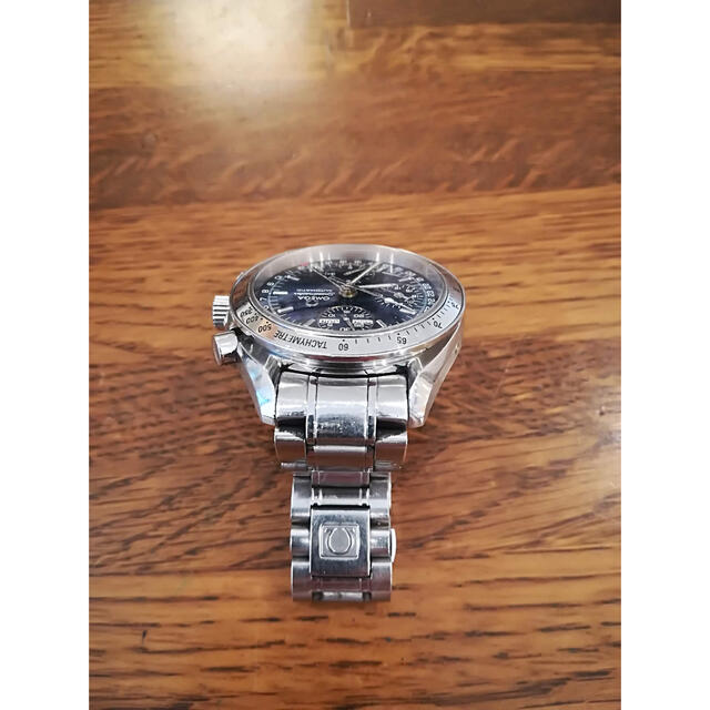 OMEGA(オメガ)のΩOMEGA オメガ・スピードマスター　時計・トリプル　3523.80 ネイビー メンズの時計(腕時計(アナログ))の商品写真