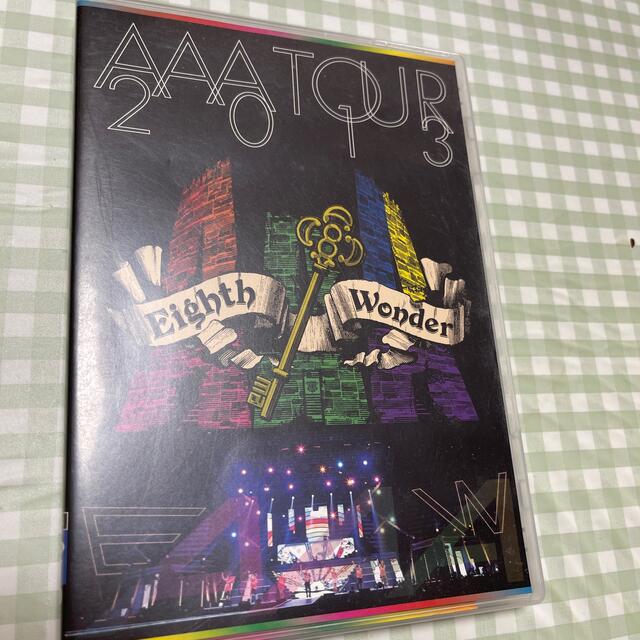 AAA(トリプルエー)のAAA　TOUR　2013　Eighth　Wonder DVD エンタメ/ホビーのDVD/ブルーレイ(ミュージック)の商品写真