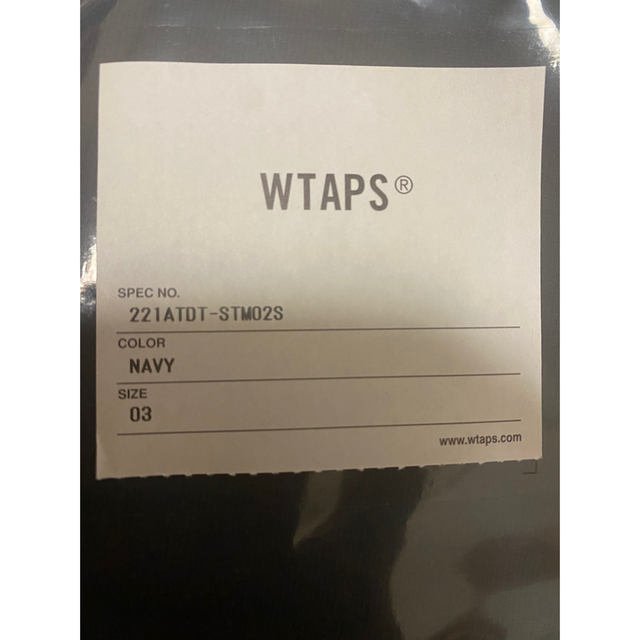 W)taps(ダブルタップス)の新品未使用 WTAPS 22SS LOCKER SS ネイビー L メンズのトップス(Tシャツ/カットソー(半袖/袖なし))の商品写真