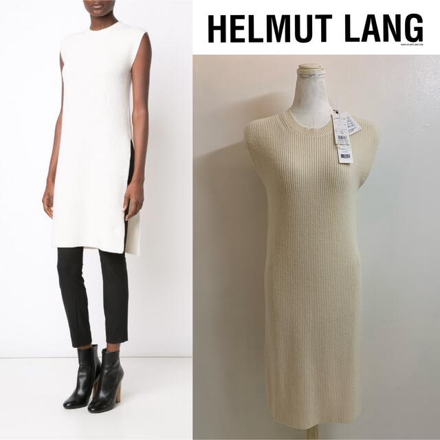 HELMUT LANG 2015AW 未使用 カシミアウールチュニック パール