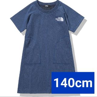 ザノースフェイス(THE NORTH FACE)の新品未使用◆THE NORTH FACE キッズワンピース 140 ネイビー(ワンピース)