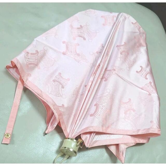 celine(セリーヌ)のCELINE セリーヌ ピンク   雨天用 折り畳み傘 未使用 レディースのファッション小物(傘)の商品写真