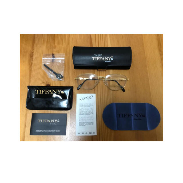 【デットストック/希少】TIFFANY 23K GOLD Glasses③ メンズのファッション小物(サングラス/メガネ)の商品写真