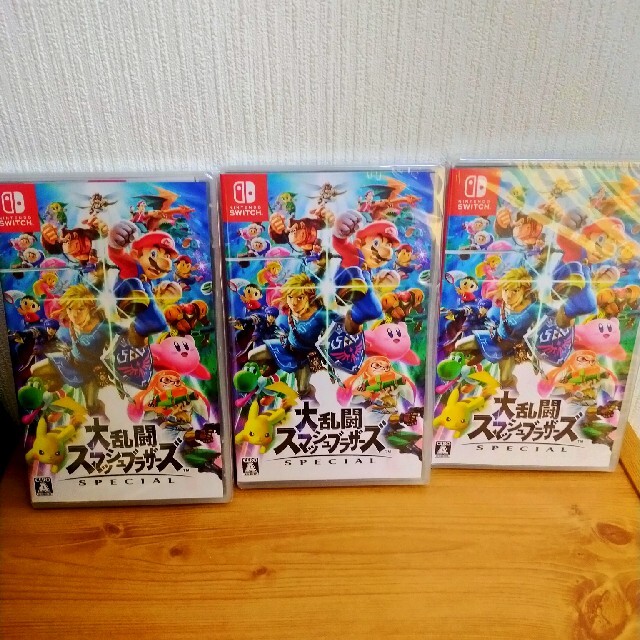 【新品】大乱闘スマッシュブラザーズ SPECIAL Switch 3本セット