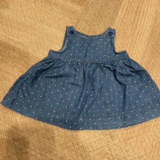 ベビーギャップ(babyGAP)のベビーギャップ　デニムワンピース　0〜3ヶ月(ワンピース)