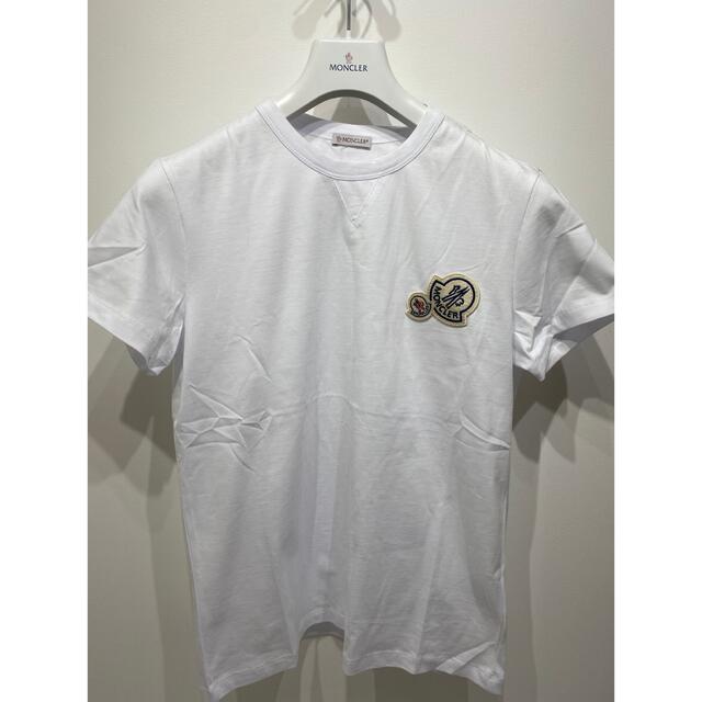 モンクレール　MONCLER Tシャツ　ダブルワッペン　2021 ホワイト