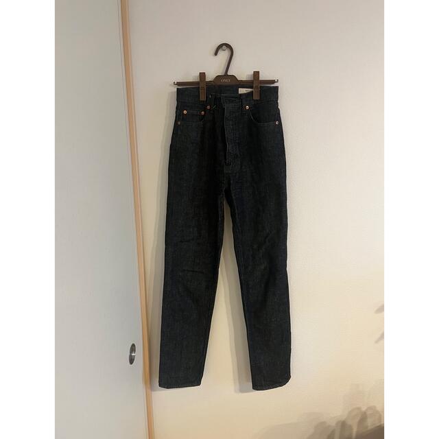 moussy(マウジー)のPLAIN JEANS BLK STRAIGHT SLIM レディースのパンツ(デニム/ジーンズ)の商品写真