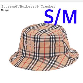 シュプリーム(Supreme)のSupreme Burberry Crusher ベージュ S/M(ハット)