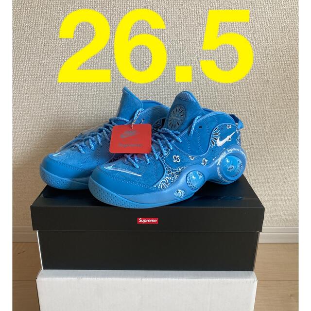 Supreme(シュプリーム)のSupreme Nike Zoom Air Flight 95 Blue メンズの靴/シューズ(スニーカー)の商品写真