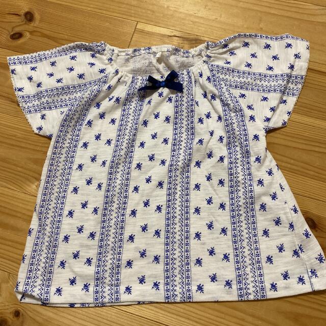 西松屋(ニシマツヤ)のキッズ　西松屋　柄物トップス キッズ/ベビー/マタニティのキッズ服女の子用(90cm~)(Tシャツ/カットソー)の商品写真