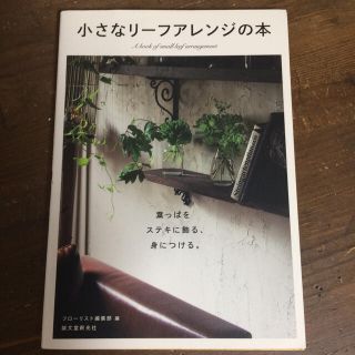 小さなリ－フアレンジの本 葉っぱをステキに飾る、身につける。(住まい/暮らし/子育て)