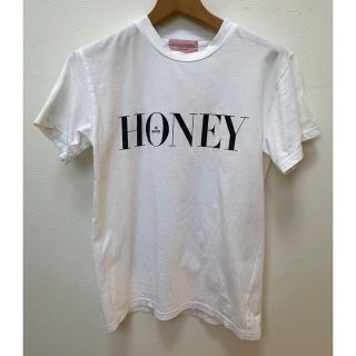 ハニーミーハニー(Honey mi Honey)のHONEY MI HONEY　ハニーミーハニー　　半袖ロゴTシャツ　ホワイト　M(Tシャツ(半袖/袖なし))