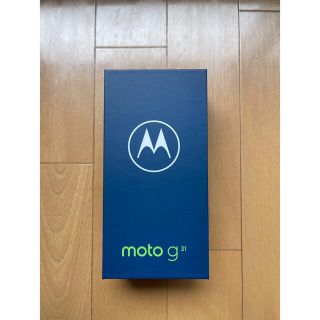 モトローラ(Motorola)の【新品•未使用】モトローラ moto g31 ミネラルグレイ(スマートフォン本体)