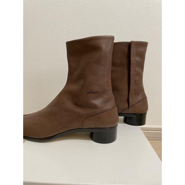 Maison Martin Margiela(マルタンマルジェラ)の21SS maison margiera Tabi 3cmヒール ブラウン メンズの靴/シューズ(ブーツ)の商品写真