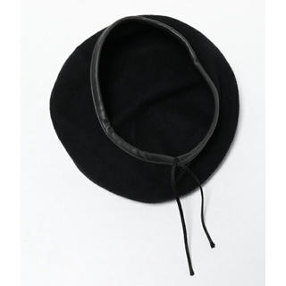 ヘザー(heather)のme%  パイピングベレー帽(ハンチング/ベレー帽)