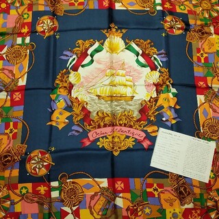 横浜スカーフ シルク100% スカーフ 新品(バンダナ/スカーフ)