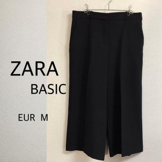 ザラ(ZARA)の❈  k.n0731様専用 ZARA BASIC ❈ 黒ワイドパンツ キュロット(キュロット)