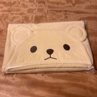 グリコ(グリコ)の【トピさま専用】アイクレオ　こころのおくりものキャンペーン　フード付バスタオル(タオルケット)