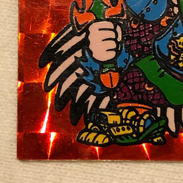 旧ビックリマン ビックリマン ヘラクライスト 赤 プリズム 美品 旧ビックリマン ビックリマン ヘラクライスト 赤 プリズム 美品