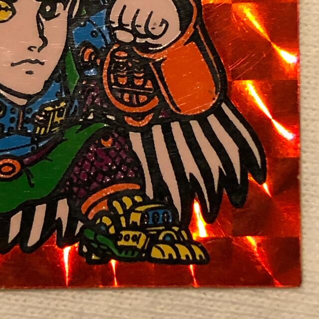 旧ビックリマン ビックリマン ヘラクライスト 赤 プリズム 美品 旧ビックリマン ビックリマン ヘラクライスト 赤 プリズム 美品